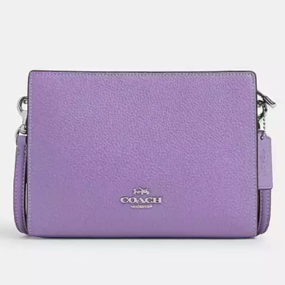 Authentic Purple Coach Crossbody Bag